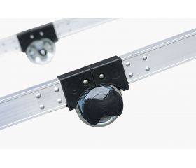 Escalera de tijera de aluminio con plataforma Eterna